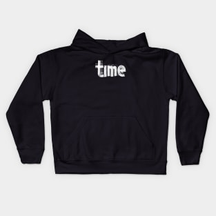 time an authentic handwritten series by toudji Kids Hoodie